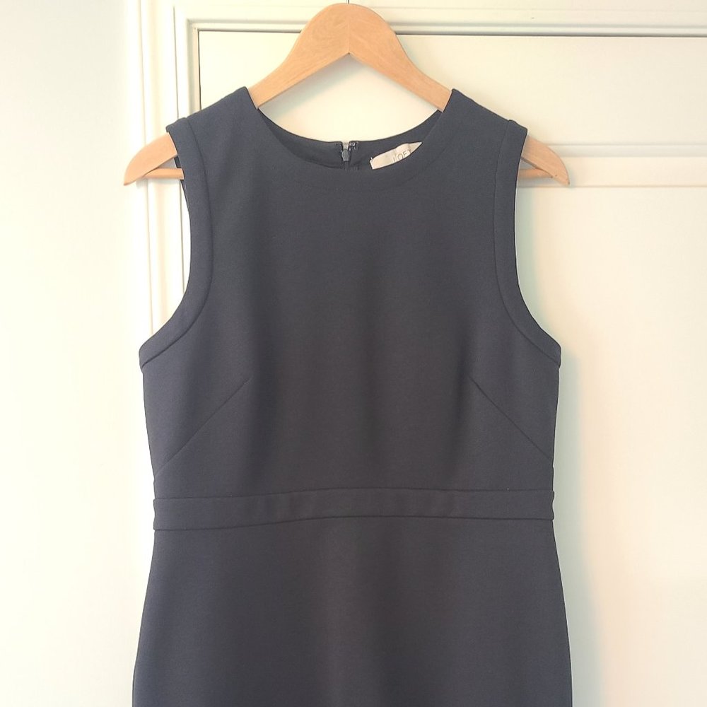 Black Loft Dress with flare - Size 12P